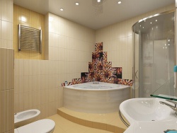 <p><strong><em>Ремонт ванной: ванные комнаты в бежевых тонах.</em></strong></p>