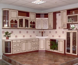 Ремонт и отделка кухни: дизайн угловой кухни совмещенная с гостиной.