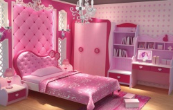<p><em><strong>Детская комната для маленькой принцессы.</strong></em></p>
