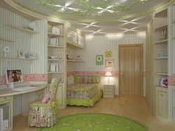 <p><em><strong>Ремонт, отделка и  оформление детской комнаты для девочки.</strong></em></p>
