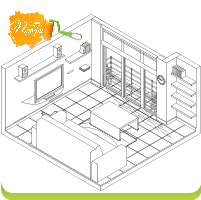 Дизайн для гостиной  - гостиных совмещенных с кухней, дизайн спален гостиных